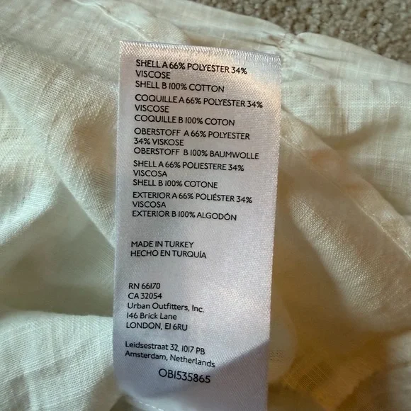 By Anthropologie Layered Jacquard Vest and Blouse size M - Picture 6 of 6